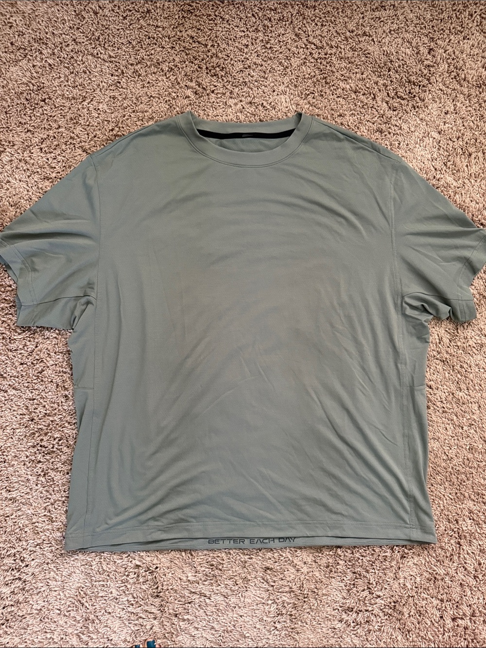 lululemon athletica Men's Crew Tee in Sage Green